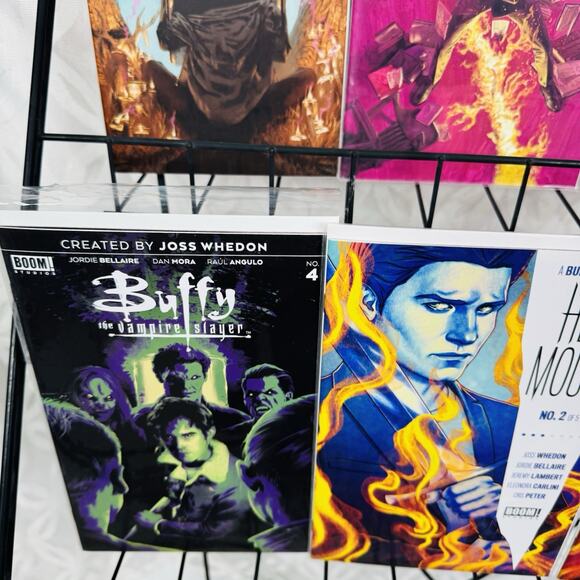 Buffy Vampire Slayer 4-7 & Hellmouth 1-2 Lot Boom Ring Of Fire Jenny Frison - Picture 4 of 5